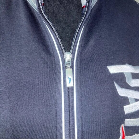 New England Patriots Jacket Mens Medium Full Zip Tommy Bahama NFL Football - Picture 7 of 12